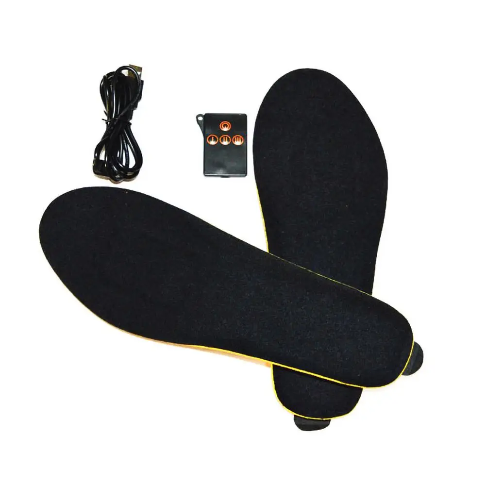 

Heated Insole Winter Remote Control Rechargeable Heating Insole Outdoor Camping Heating Insole Lithium Battery Electric Insoles
