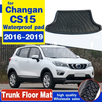 

High Quality Rear Trunk Cargo Mat Floor Tray Boot Liner Waterproof For Changan CS15 2016-2019 Protective Pad Auto part