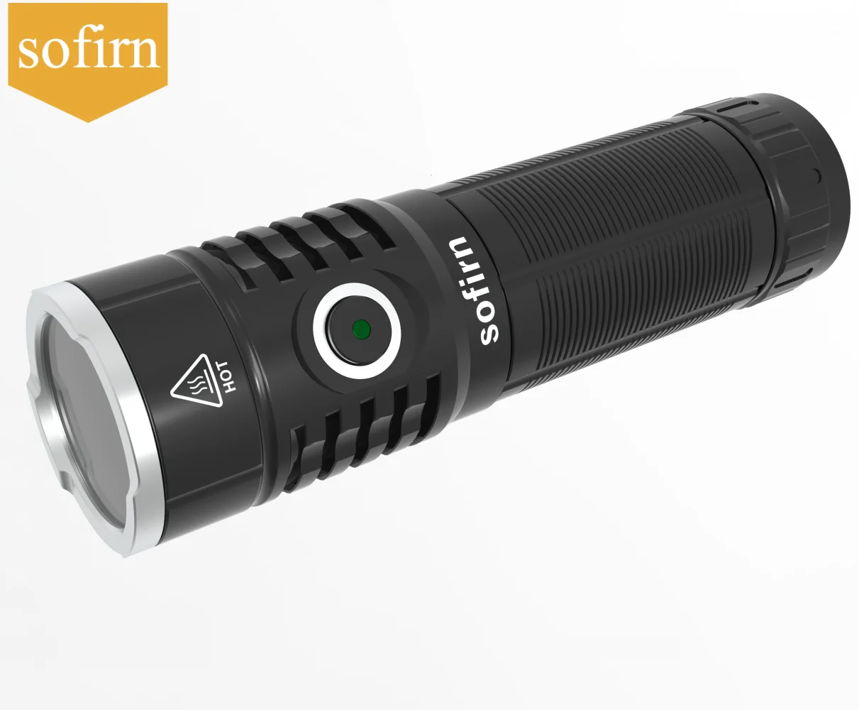 Sofirn Новый SP33S USB C перезаряжаемый 5000lm мощный светодиодный фонарик Cree XHP70B 26650 21700 с