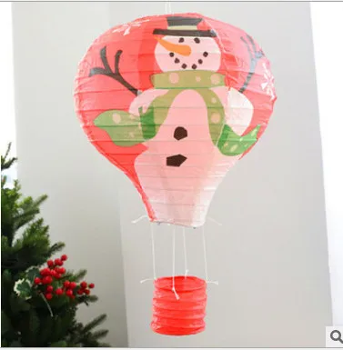 Темно-синий 12 Inch 30cm Christmas Hanging Paper Lanterns Hot Air Balloon Paper Lanterns Birthday Party Decor Lamp Wedding Festival Supplies - Цвет: Темно-синий