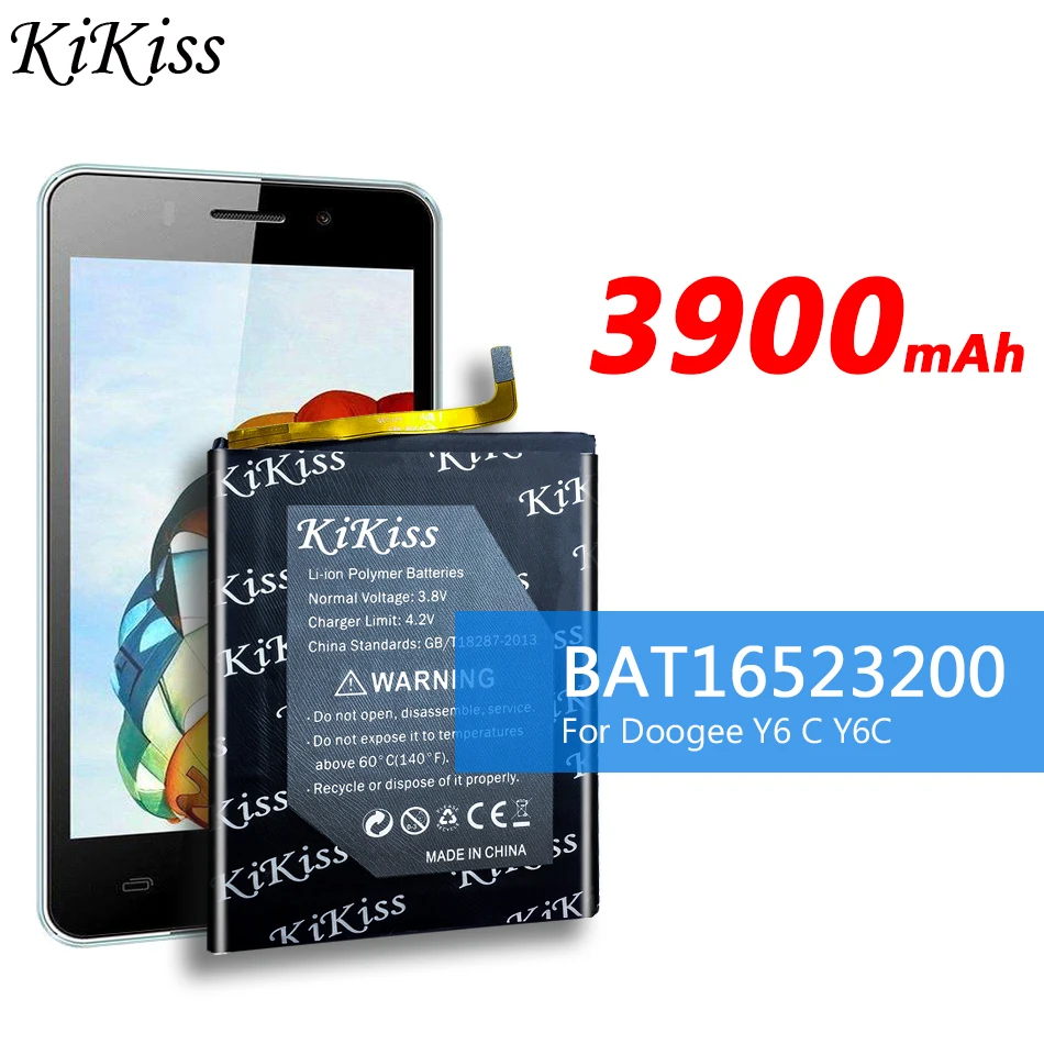 3900 мАч Высокая Емкость Для Doogee Y6 / Y6C 5 дюймов Замена батареи телефона BAT16523200
