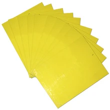 10 sztuk klej pułapka Catcher lepkie deski żółty lepkie pułapki wyeliminować muchy owad Bug ogród papier do klejenia pokładzie roślin Flycatchers tanie tanio YOWEI CN (pochodzenie)