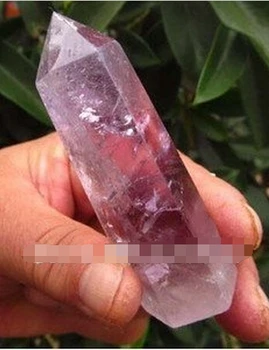 

A 324 long AAA NATURAL AMETHYST QUARTZ CRYSTAL POINT Healing (0601)