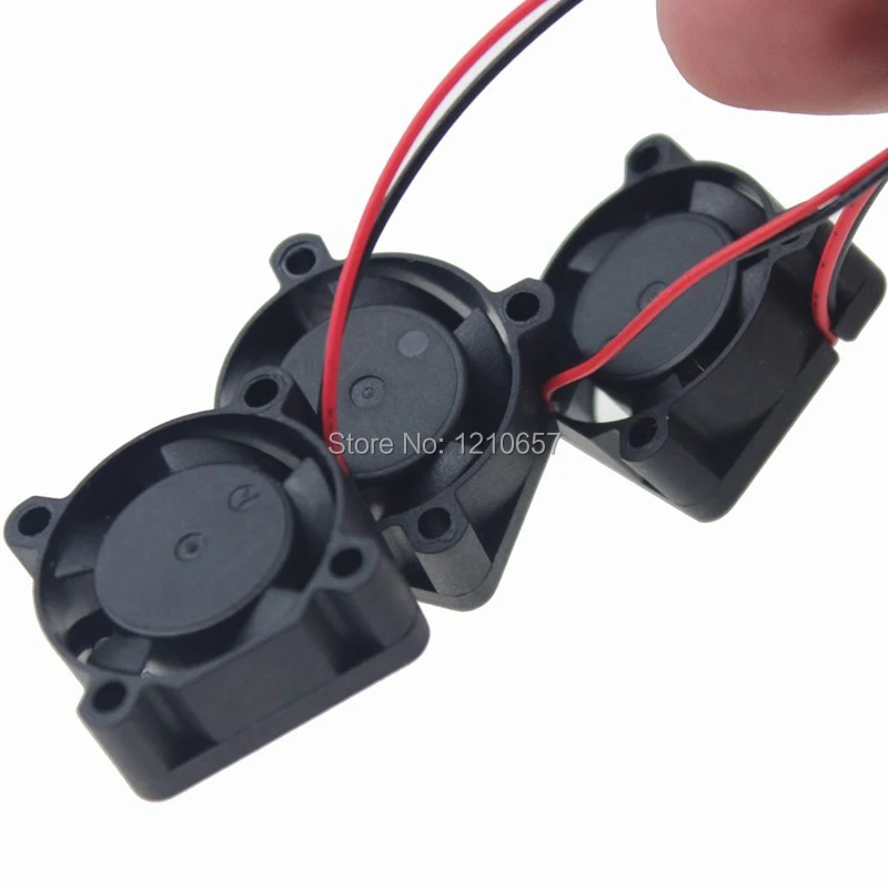 5 шт. Gdstime 25 мм 25x25x10 2Pin JST Dupont в 12 24 2510 втулка радиатор с шарикоподшипником мини