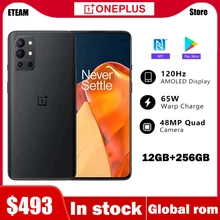 Global Rom OnePlus 9R 9 R 5G Smartphone 12GB 256GB Snapdragon 870 Mobil Phone 120Hz AMOLED Display 65W Warp Support OTA and NFC