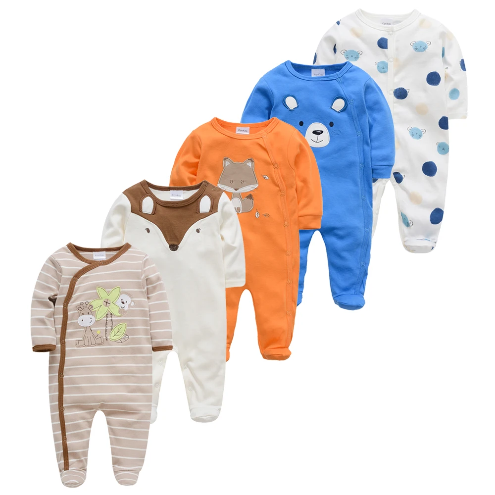 Honeyzone Carters для маленьких девочек одежда хлопок новорожденного одежда комплект из 3 предметов, 5 шт./компл. bebek tulum с любимыми персонажами из мультфильмов для маленьких мальчиков, комбинезон, Ropa bebe - Цвет: 3940434445