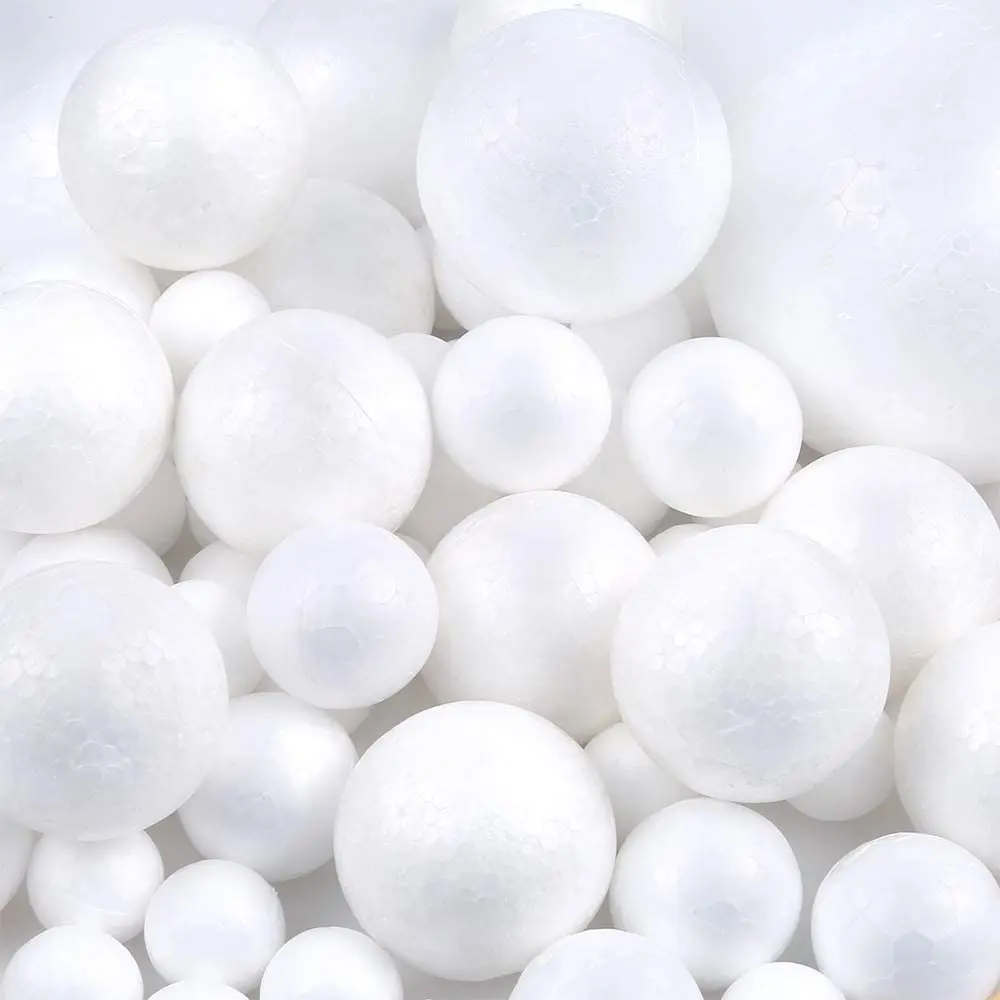 כדורי קלקר קטנים למילוי  Diy Polystyrene Styrofoam Foam Ball - 4000pcs  7-9mm Foam - Aliexpress