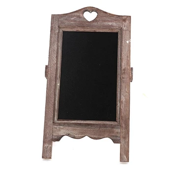 

New Wood Chalkboard Scaffolding Message Board Wooden Small Blackboard Restaurant Cafe Desktop Creative Multifunctional Retro Nos