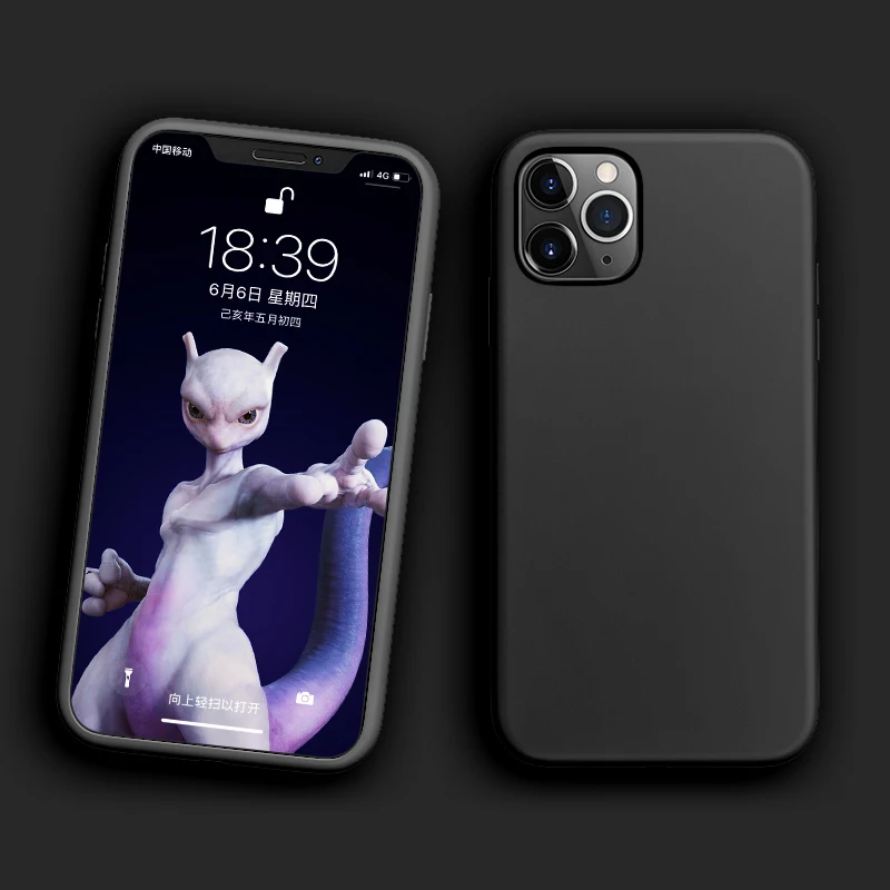 Жидкий силиконовый чехол для Xiao mi 8 9 se mi 9 lite mi 9t pro cc9 A3 A2 мягкий чехол для Xiao mi redmi note 7 8 pro Чехол - Цвет: Black