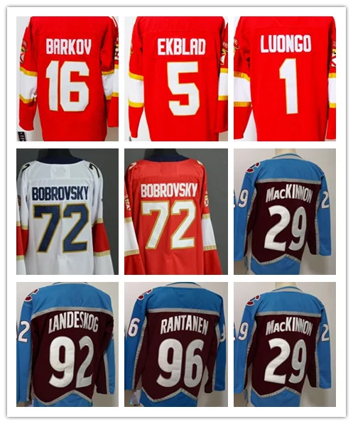 Все сшитые мужские свитера Aleksander Barkov Sergei Bobrovsky Rosso Luongo Aaron Ekblad Nathan MacKinnon Mikko Rantanen