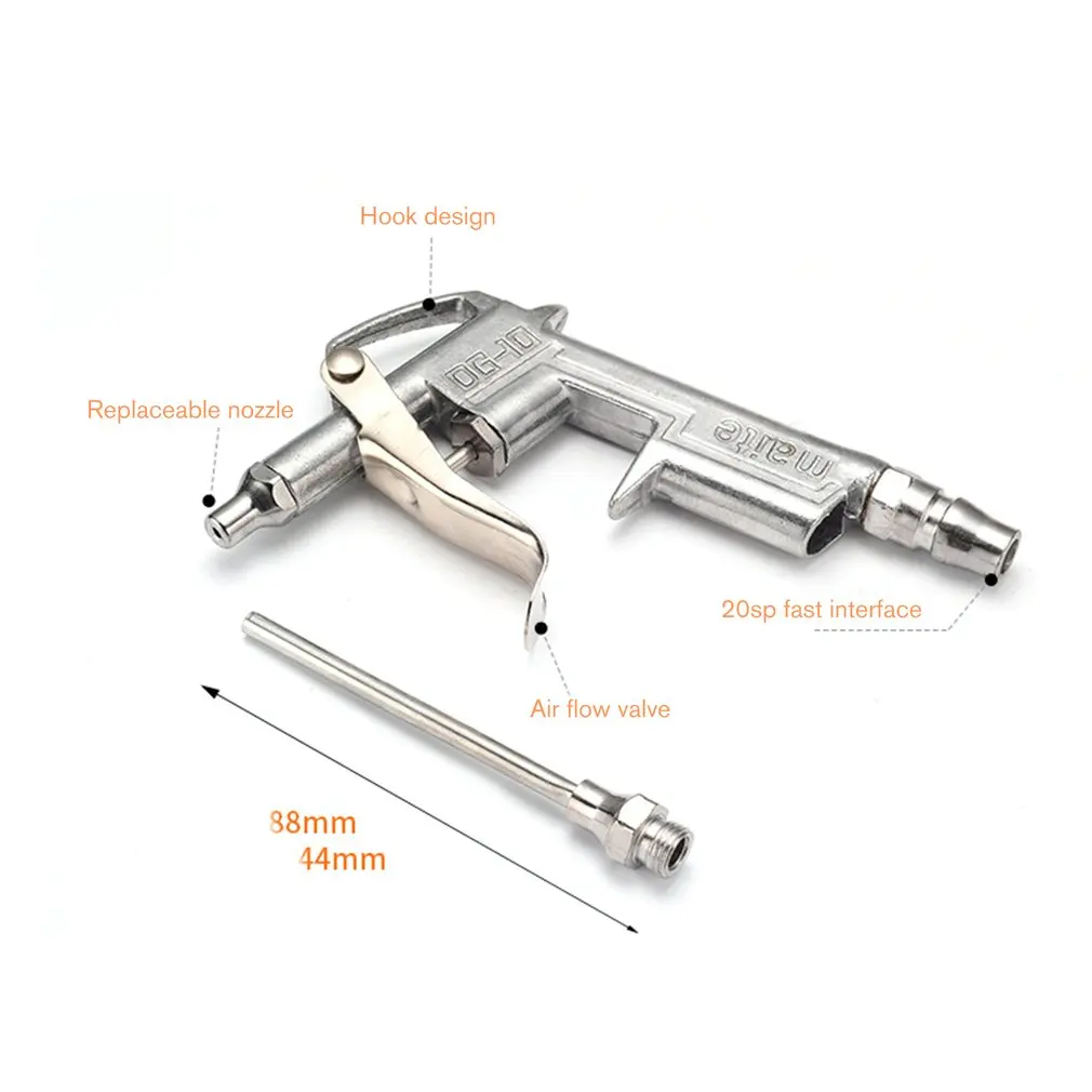 Медное сопло воздушный пылезащитный пистолет пневматический пылеудалитель с 9 м спиральный инструмент для шлангов аксессуары для грузовиков Фургон Грузовик воздуходувка