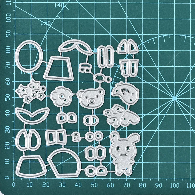 DiyArts металлические штампы детская коллекция Вырубные штампы новые для рукоделия штампы Скрапбукинг тиснение Вырубные трафареты Вырубные штампы