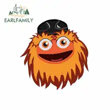 EARLFAMILY 13cm x 12.8cm Cartoon Hairball Spirit Funny Car Stickers Bumper Trunk Truck Graphics Vinyl JDM Waterproof Anime Decal