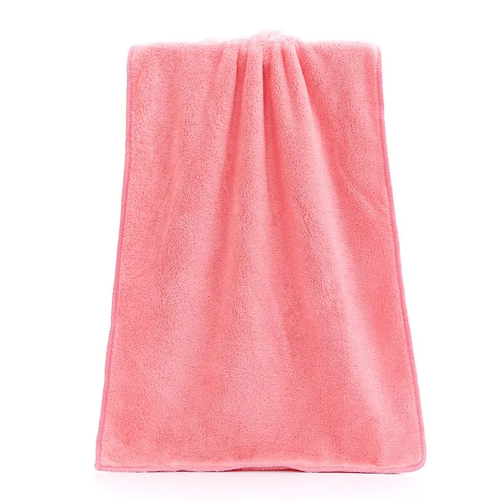 Pink Впитывающее банное из микроволокна полотенце лист купальный душ сушильная ткань изысканно разработанный прочный великолепный - Цвет: Pink