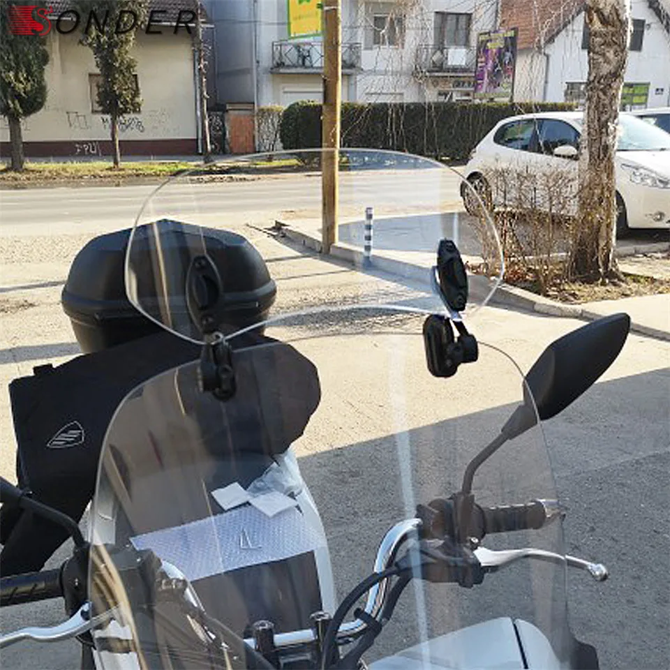 Adjustable Wind Screen Windshield Spoiler Air Deflector for Honda BMW YAMAHA HONDA X ADV SUZUKI DUCATI KYMCO AK550 SYM VESPA | Автомобили