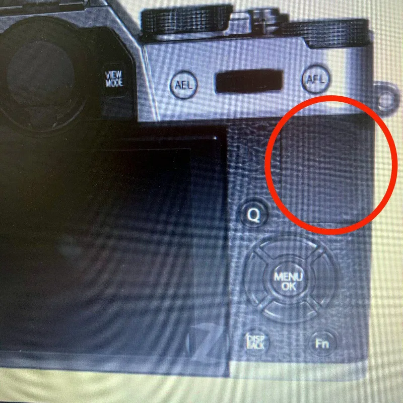 Новая задняя резиновая рукоятка XT10 XT20 для фотоаппарата Fujifilm|Детали копуса| |