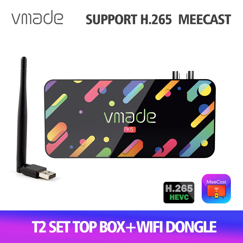 

DVB-T/T2 digital terrestrial TV receiver support HD With RJ45 dvb t2 TV tuner supports AC3 Dolby IPTV Youtube usb WiFi MessCast