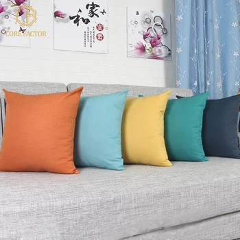 

Washable cotton pillowcase, Nordic ins solid color home soft decoration, homestay sofa pillow, waist pillow, cloth cushion