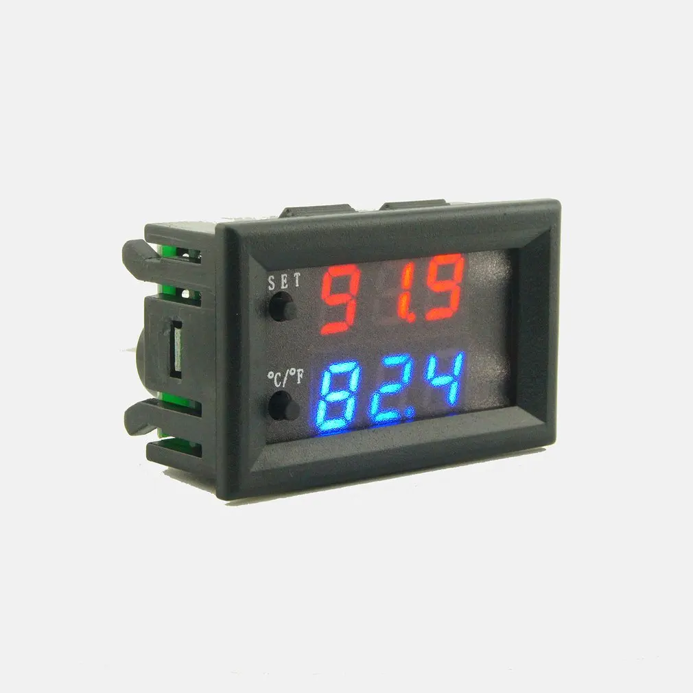 DC12V 20A цифровой регулятор температуры DIY умный мини-термостат регулятор Интеллектуальный Термометр с водонепроницаемым зондом