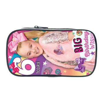 

Jojo Siwa Zipper Pounch Makeup Case Kids Small Tote Pencil Case Korean Bag Boys Girls School Supplies Toiletry Bag Birthday Gift