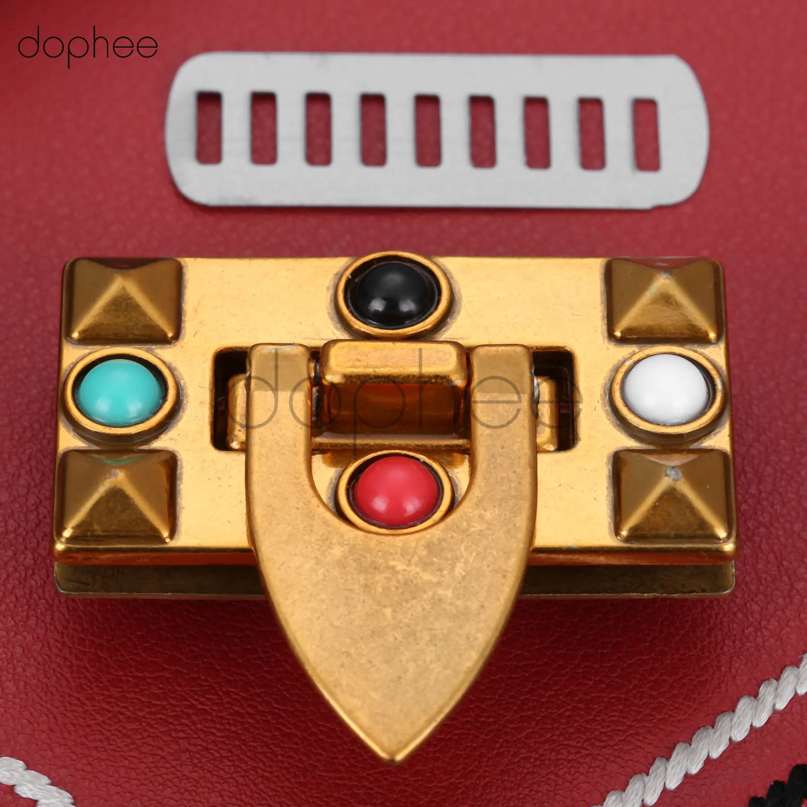 Dophee 1 шт. прямоугольной формы металлическая сумка Украшение для DIY Сумочка ремесло сумка на плечо аппаратное обеспечение