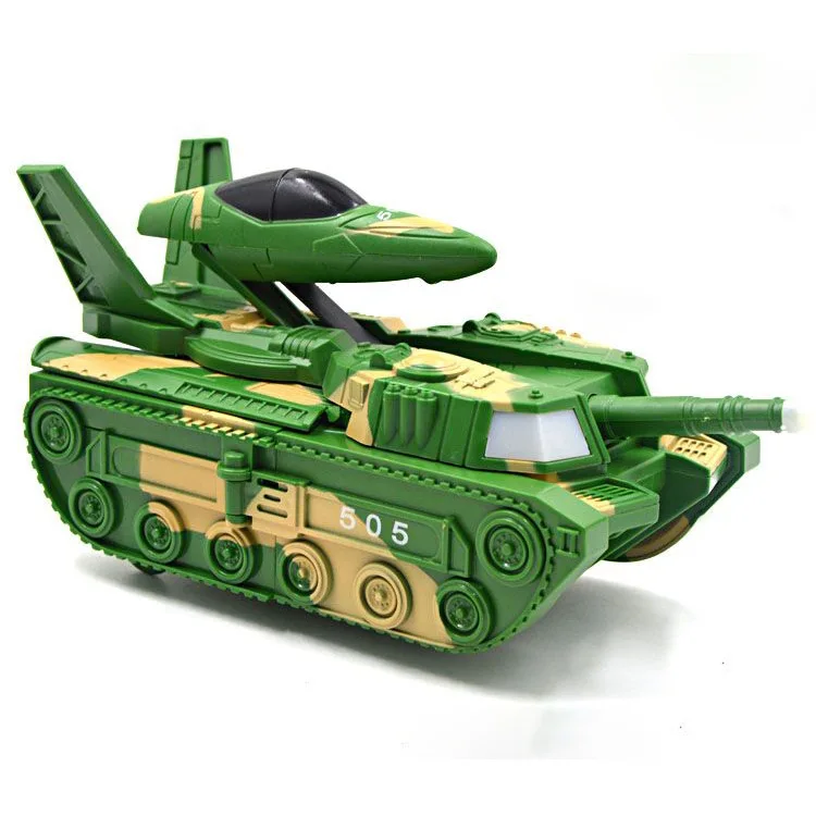 

Electric Universal Transformation Tank Light Included Light Sound Airplane Tank Model Toy