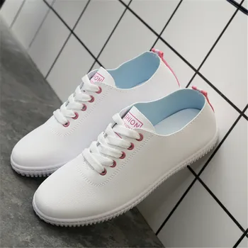 

Soft Small White Shoes Woman Summer Flat bottom breathable joker Women Sports Running Shoes Jogging female Sneakers Lightweight