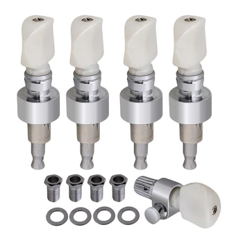 

5 String Tuning Pegs Banjo Geared Zinc Alloy Machine Head Celluloid Knob