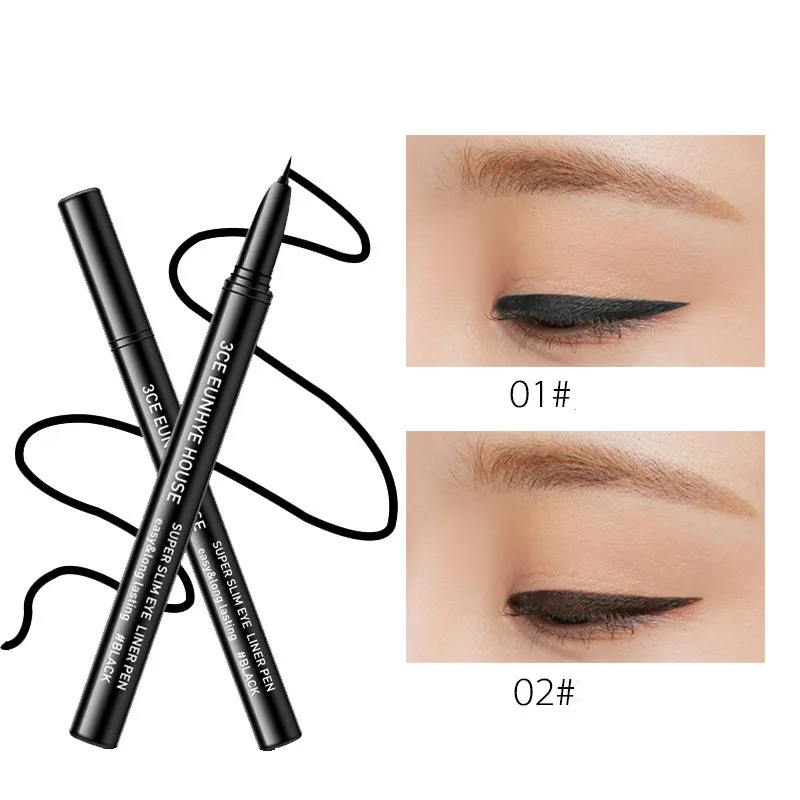 

Rotating Liquid Eyeliner Pen Waterproof and Durable Not Blooming Black
