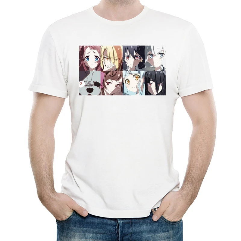 Футболка ZOMBIE LAND SAGA модная мужская футболка с логотипом ZOMBIE LAND SAGA футболки унисекс футболка аниме