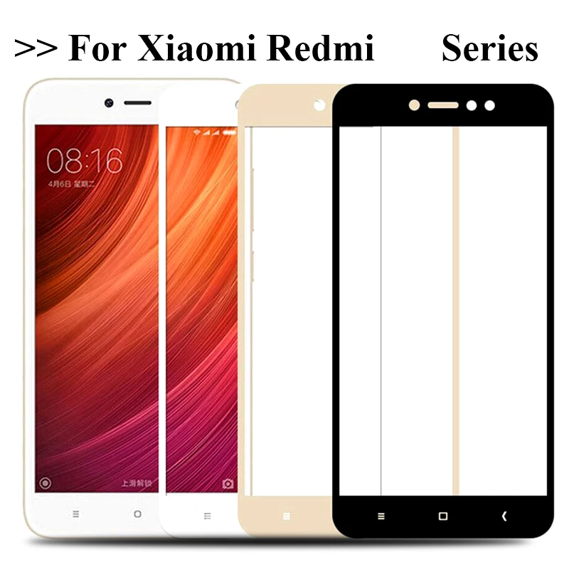 Полное покрытие из закаленного стекла для Xiaomi Redmi 4X 4A 3s для Redmi Note 5A prime 5plus Note 4 4X 5Pro Защитная пленка для экрана