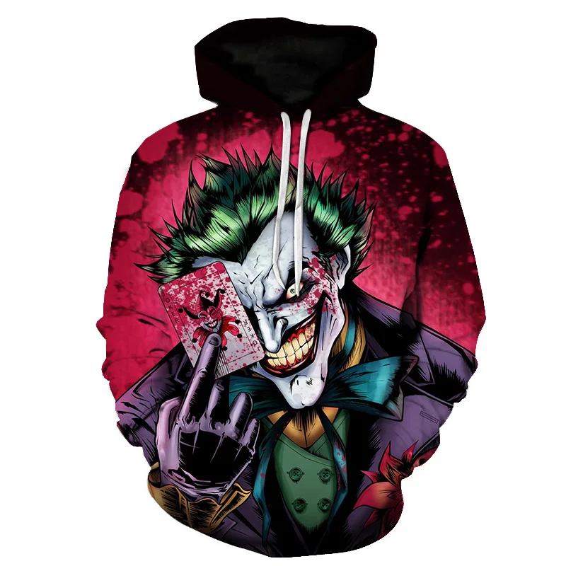 Horror Movie IT Clown 3D Printed Hoodie Sweatshirts IT Chapter Two Film Pullover Men Women Casual Streetwear Funny Hoodies - Цвет: 6217