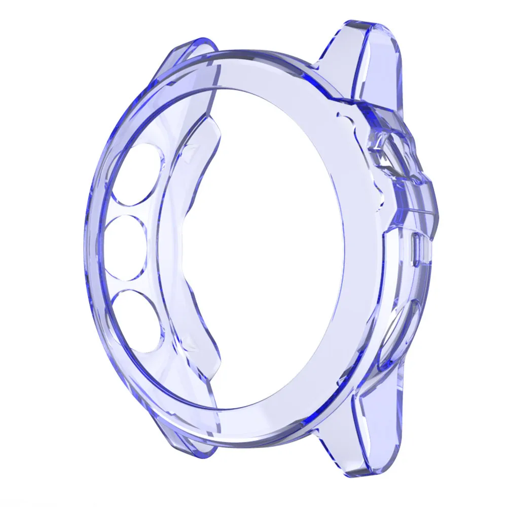 Силиконовый браслет для Garmin Fenix 5X изысканный мягкий чехол Защитная крышка для Garmin Fenix 5 X/5X Plus умные спортивные часы - Цвет: blue