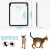Cat Flap Door Lockable Puppy Safety Magnetic Flap Cat Screen Door Gate Наружные Двери Lockable Pet Door for Cat Dogs
