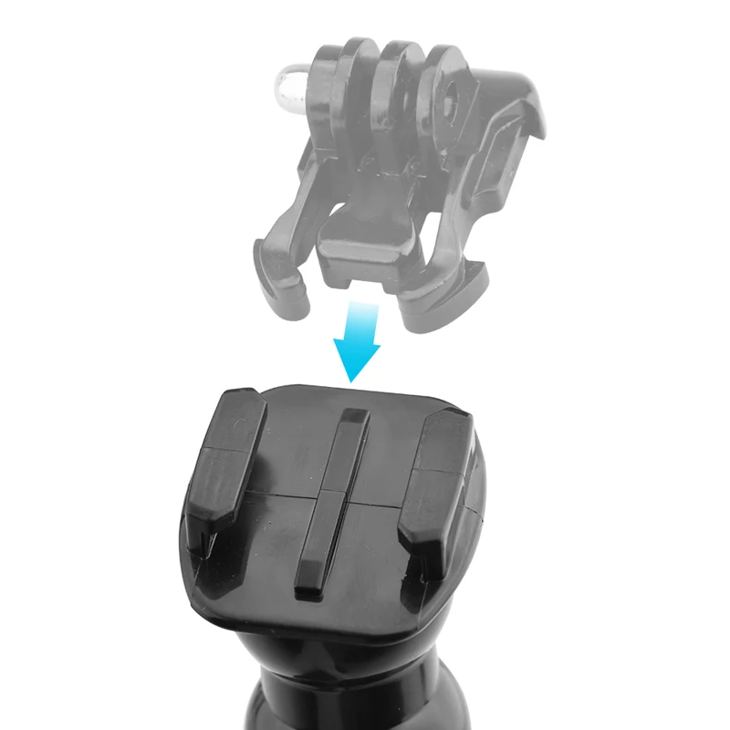 Зажим с гибкой регулируемой гусиной шеей для GoPro 9 Hero 8 7 6 5 Sjcam Yi экшн камеры штатив