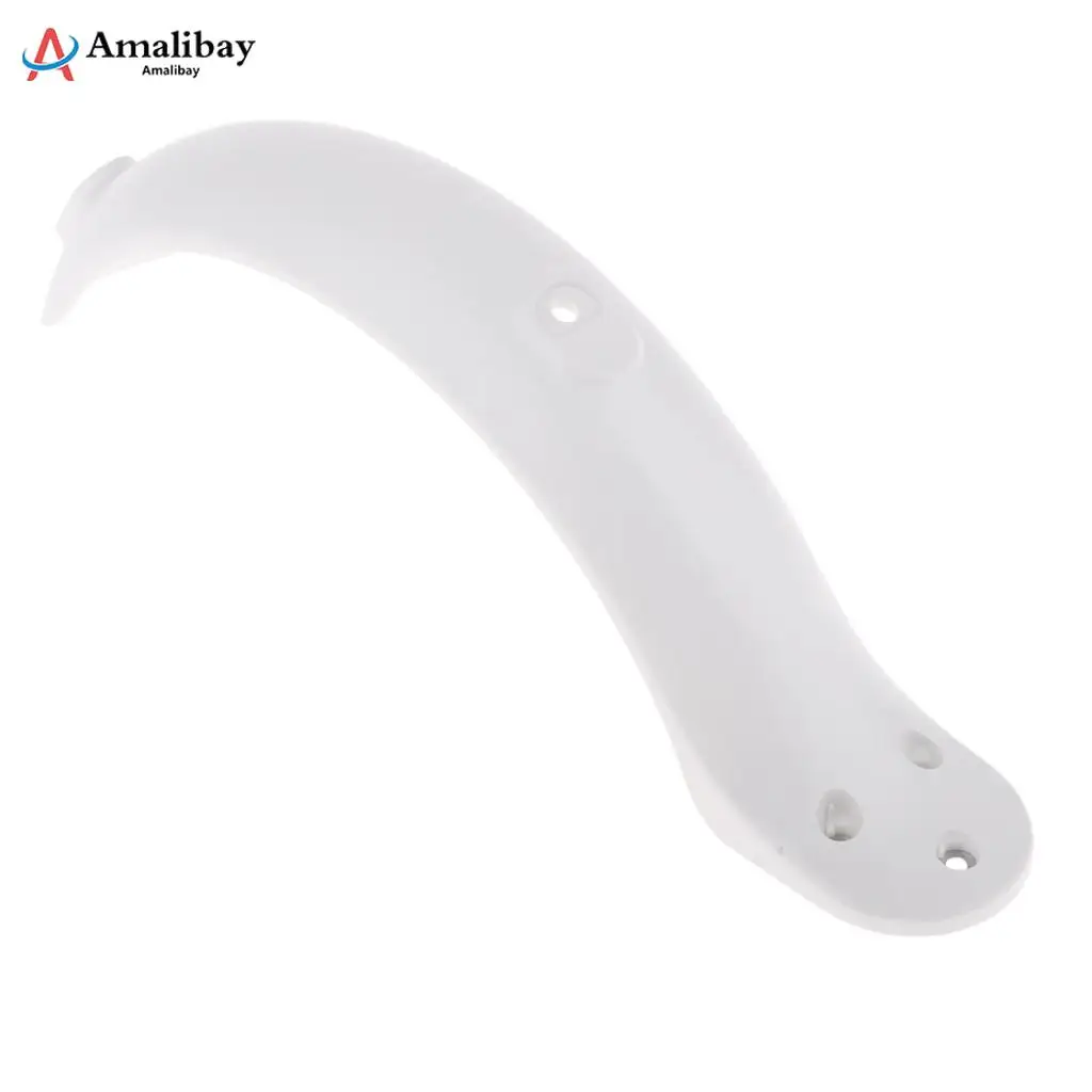 Rear fender White Самокат, переднее заднее крыло, полка для Xiaomi Pro Mijia M365, электрический скейтборд, самокат, брызговик, запчасти, аксессуары - Цвет: Rear fender White