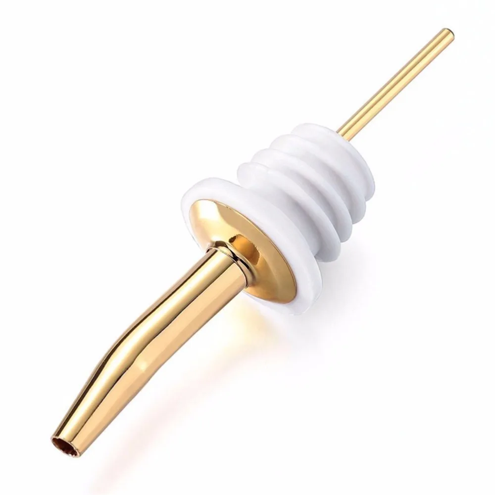 1Pc Stainless Steel Flow Wine Bottle Pour Spout Stopper Liquor Spirit Pourer Stopper Barware
