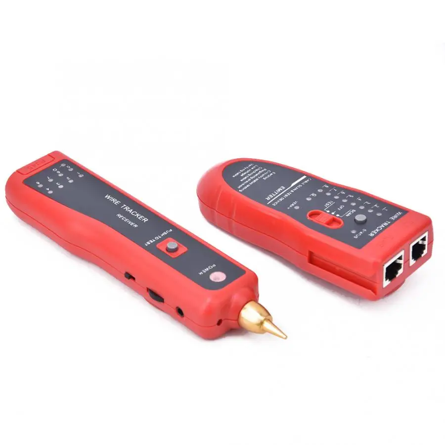Многофункциональный 8Vp-p DC9V Кабельный тестер RJ11 RJ45 провода локатор линии Finder для телефонной линии сетевой кабель автоматический выключатель Finder