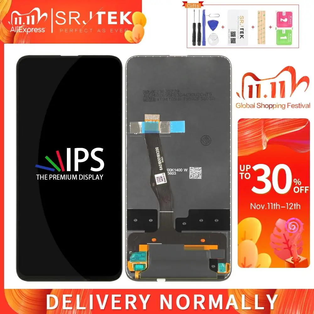 Srjtek For Huawei HONOR 9X LCD Touch Glass Panel Replacement Parts Display Sensor 9 X Screen Frame | Мобильные телефоны и