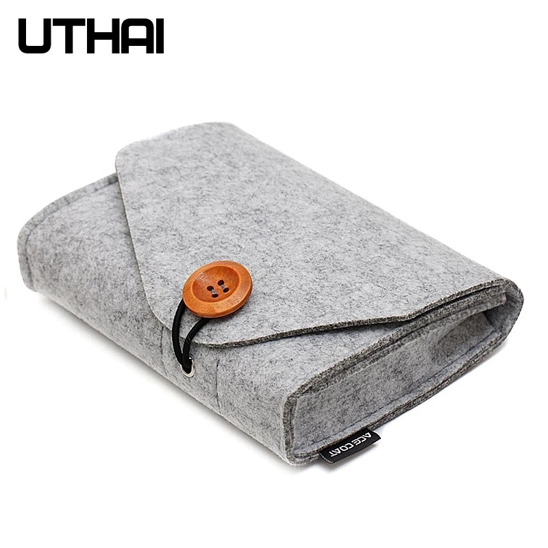 Portable hard drive bag, UTHAI T29 Portable 2.5'HDD Case Storage Bag, for Macbook Charger, Mouse, Mobile Power Bank, Earphone, Digital Accessories Protect Bag