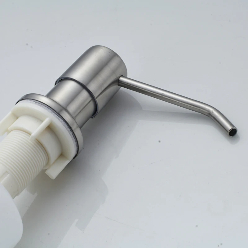 Kitchen Sink Soap Dispenser ABS Bottle Dispenser Detergent Liquid Soap Lotion Dispensers Hand Press Type Stainless Steel Head soap dispenser