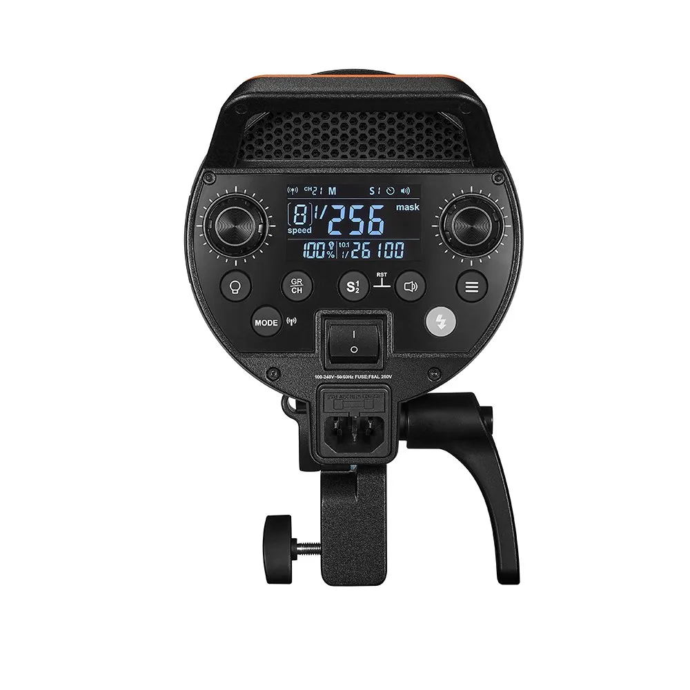 Godox QT600III 600W 1/8000s High Speed Sync Studio Flash Strobe Light Built in 2.4G Wirless System + 40W LED Modeling Bulb