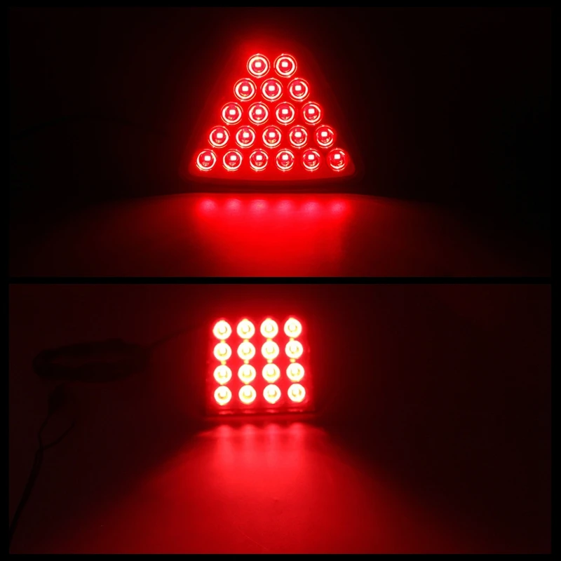 Cena Tak wai lee 1X LED światło tylne samochodu hamulec Stop cofania lampka ostrzegawcza 20 diod LED czerwony błysk stroboskop stylizacja dla motocykla ATV Truck SUV