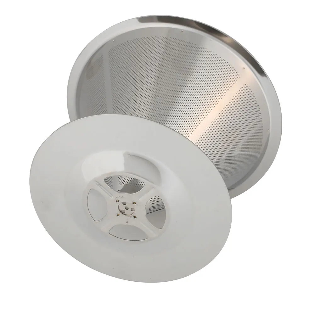 Coffee Filters 4 Coffee Filter Stand Funnel Funnel Double Layer Coffee Filter Holder Practical Stainless Steel Reusable