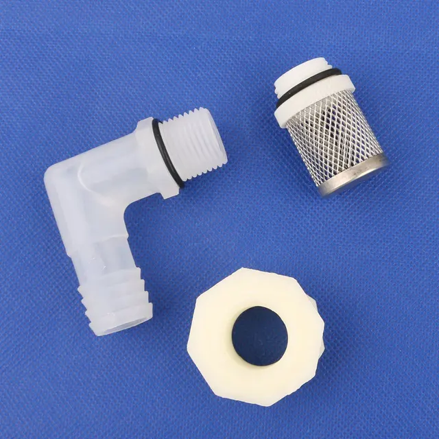 1Pc Rozsdamentes Acél 20 Mm -Es Akváriumi Haltartály Könyökízületek Víztartály -Vízelvezető Csatlakozók Kert Öntöző Tömlő Ízület - Image 2