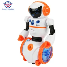 Умный программирования светодиодный свет Танцы гуманоид робот дистанционного управления роботом петь/Танцы баланс Робот Электронные игрушки собака