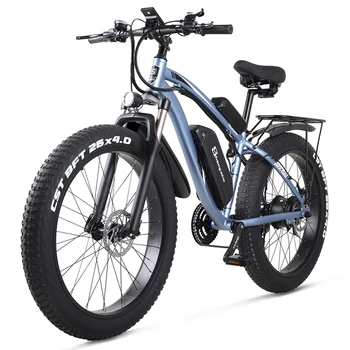 

Sheng Milo Electric Snowmobile Ebike 48V1000W 4.0 Fat Tire Spring Damping Electric Beach Mountain Bike