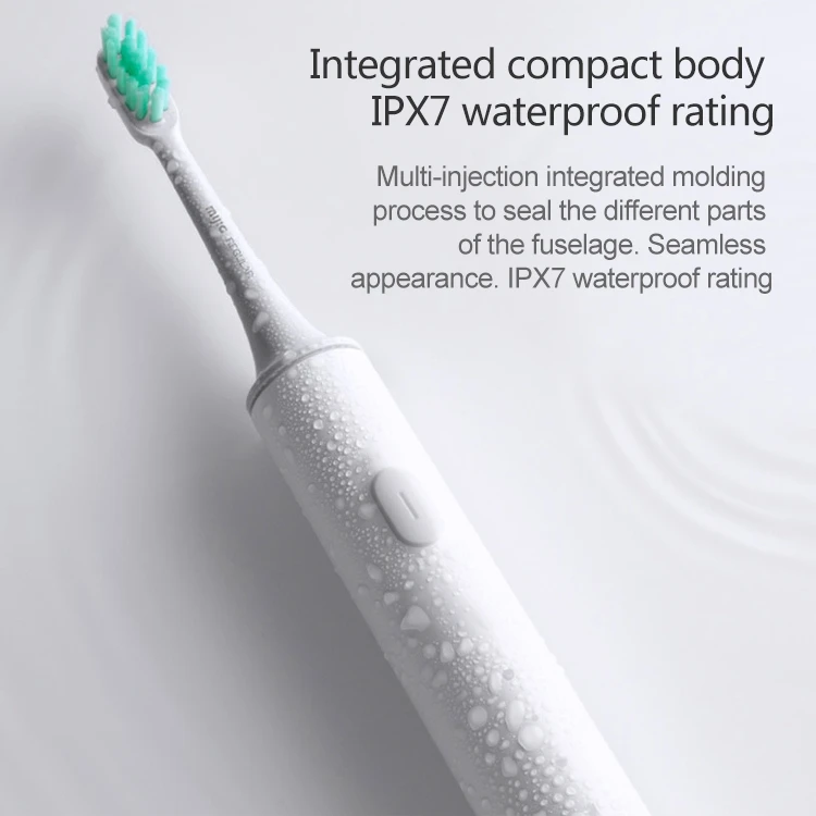Xiaomi Mijia T500 Smart APP электрическая зубная щетка IPX7 Водонепроницаемая аккумуляторная уф стерилизация высокочастотная вибрация зубная щетка
