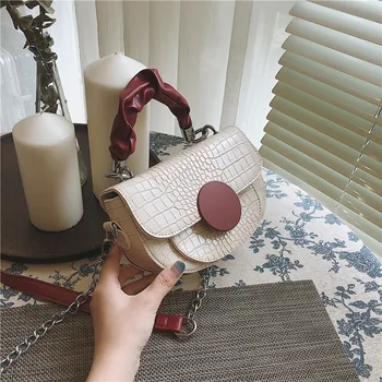 

Beibei Premier Summer 2020 New Style Trend Korean-style Street Snap shi tou wen Chain Bag Shoulder Cross-body WOMEN'S Bag Wholes