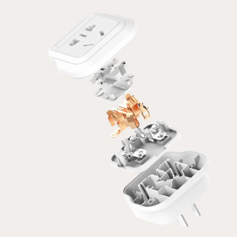 xiaomi mijia 15A/13A/10A 250 В, универсальный адаптер для путешествий, Великобритания/США/ЕС/DE, универсальный штепсельный разъем, конвертер